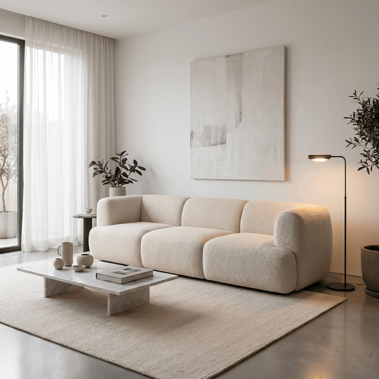 Furniture  -  Portofino 3 Seater Sofa - Pearl  -  60485882