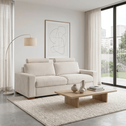 Furniture  -  Bologna 3 Seater Sofa - Shell  -  60485921