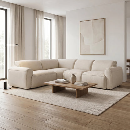 Furniture  -  Rapallo Corner Sofa - Bone  -  60485928