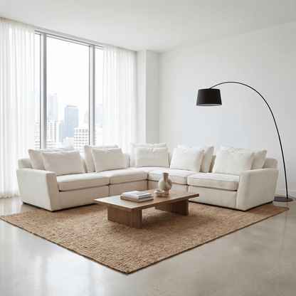 Furniture  -  Ravenna Corner Sofa - Pearl  -  60485933