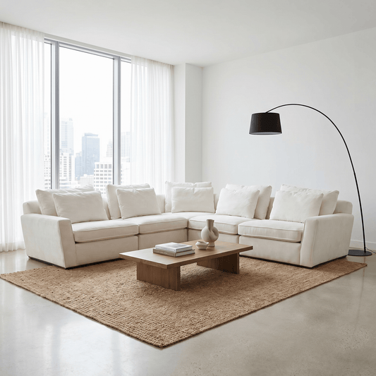 Furniture  -  Ravenna Corner Sofa - Pearl  -  60485933
