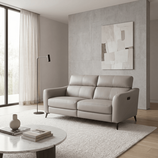 Furniture  -  Cortona 3 Seater Power Sofa - Coffee  -  60485936
