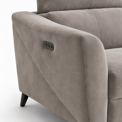 Furniture  -  Cortona 2 Seater Power Sofa - Taupe  -  60485937