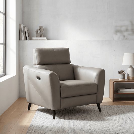 Furniture  -  Cortona Power Armchair - Coffee  -  60485938