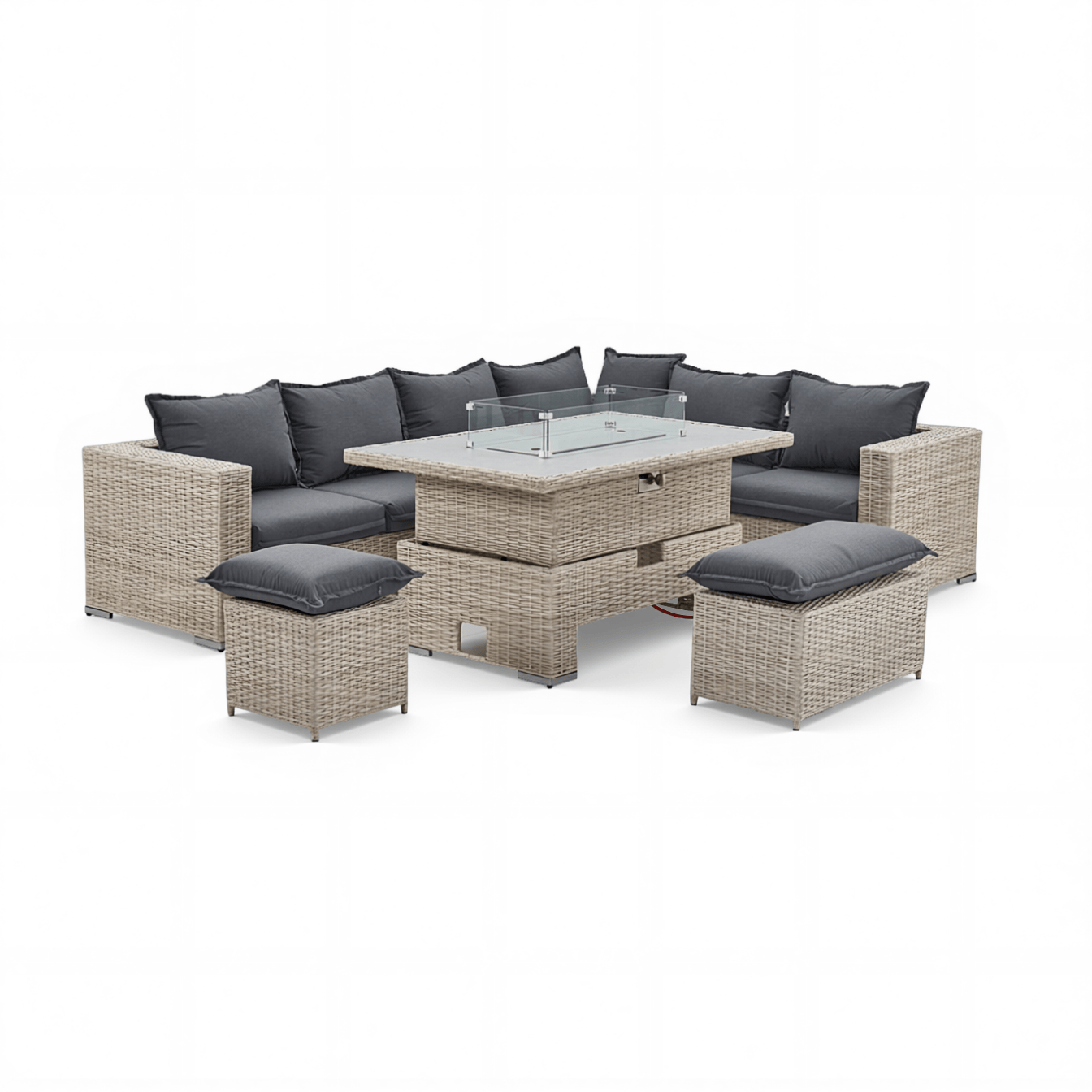 Gardening  -  Willow Corner Firepit Set  -  60485941