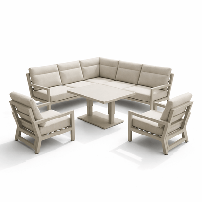 Gardening  -  Cadence Rise & Fall Corner Set - Natural  -  60485949