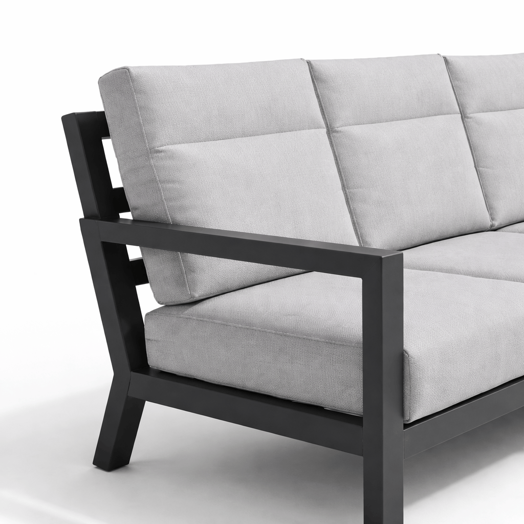 Gardening  -  Highgate XL Corner Set with Adjustable Table - Grey  -  60485950