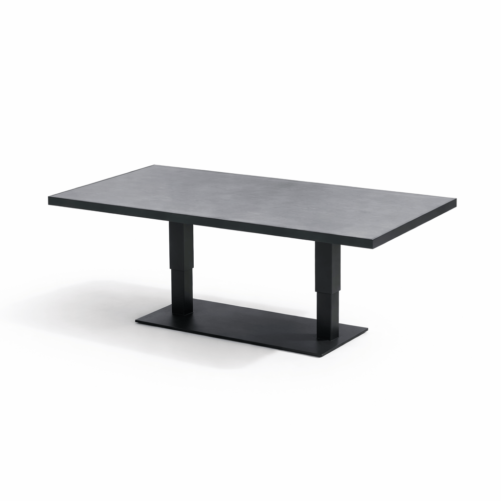 Gardening  -  Highgate XL Corner Set with Adjustable Table - Grey  -  60485950