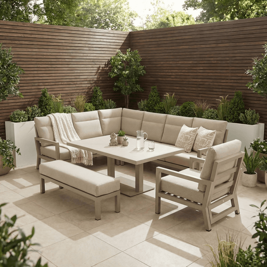 Gardening  -  Boulevard XL Corner Set - Natural  -  60485951