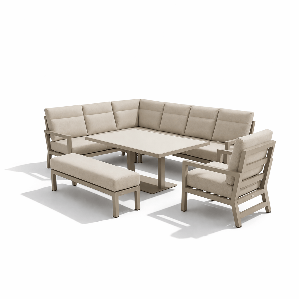 Gardening  -  Boulevard XL Corner Set - Natural  -  60485951