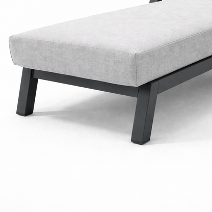 Gardening  -  Sola Lounger & Side Table - Grey  -  60485952