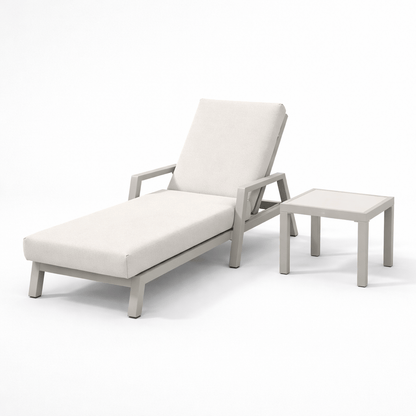 Gardening  -  Nala Lounger & Side Table - Natural  -  60485953