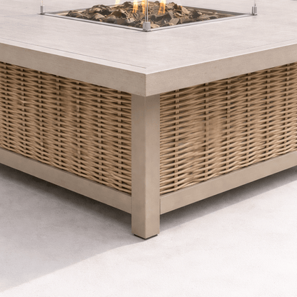 Gardening  -  Croftwood Corner Firepit Set - Natural  -  60485954