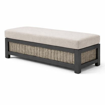 Gardening  -  Ascot Firepit Bench Set - Grey  -  60485957