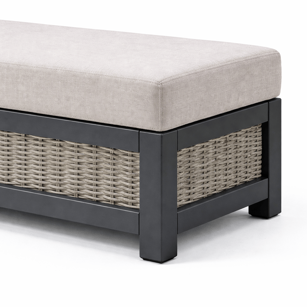 Gardening  -  Ascot Firepit Bench Set - Grey  -  60485957