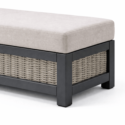 Gardening  -  Ascot Firepit Bench Set - Grey  -  60485957