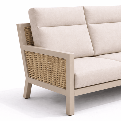 Gardening  -  Croftwood Firepit Bench Set - Natural  -  60485958