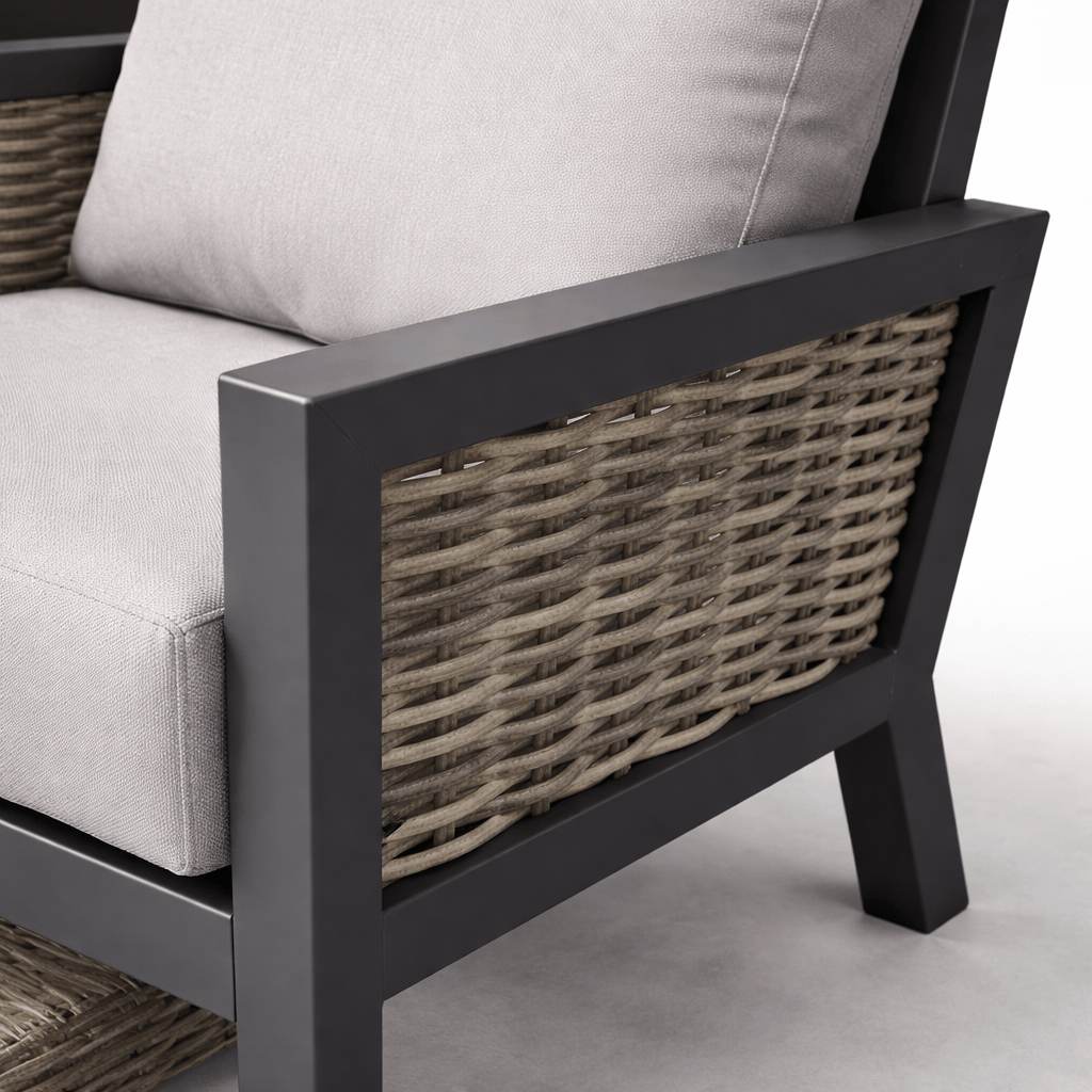 Gardening  -  Ascot XL Firepit Set - Grey  -  60485962