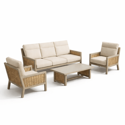 Gardening  -  Croftwood Lounge Set - Natural  -  60485964