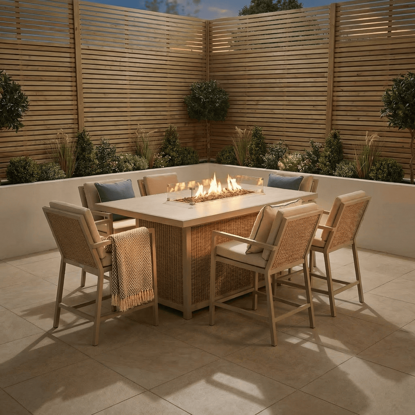 Gardening  -  Croftwood High Bar Set - Natural  -  60485965