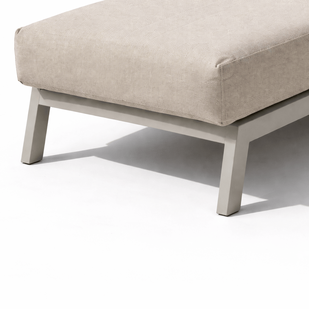 Gardening  -  Croftwood Sunlounger & Side Table - Natural  -  60485966