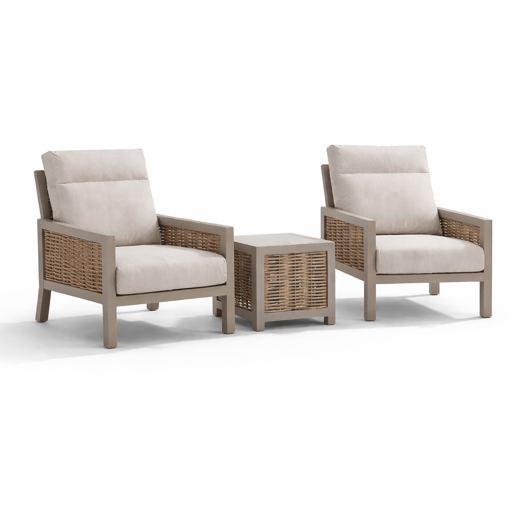 Gardening  -  Croftwood Reclining Duo Set - Natural  -  60485967