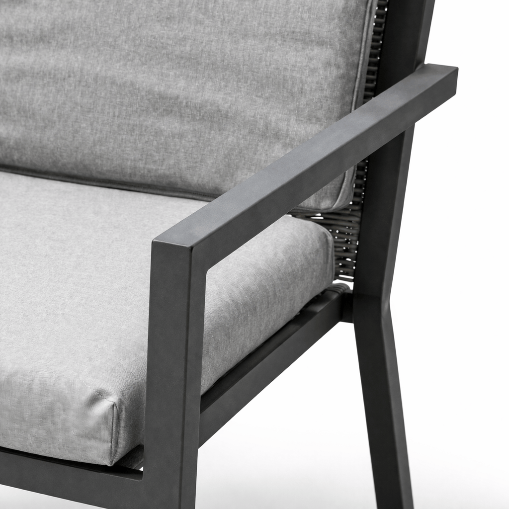 Gardening  -  New Ascot Bistro Set - Grey  -  60485969