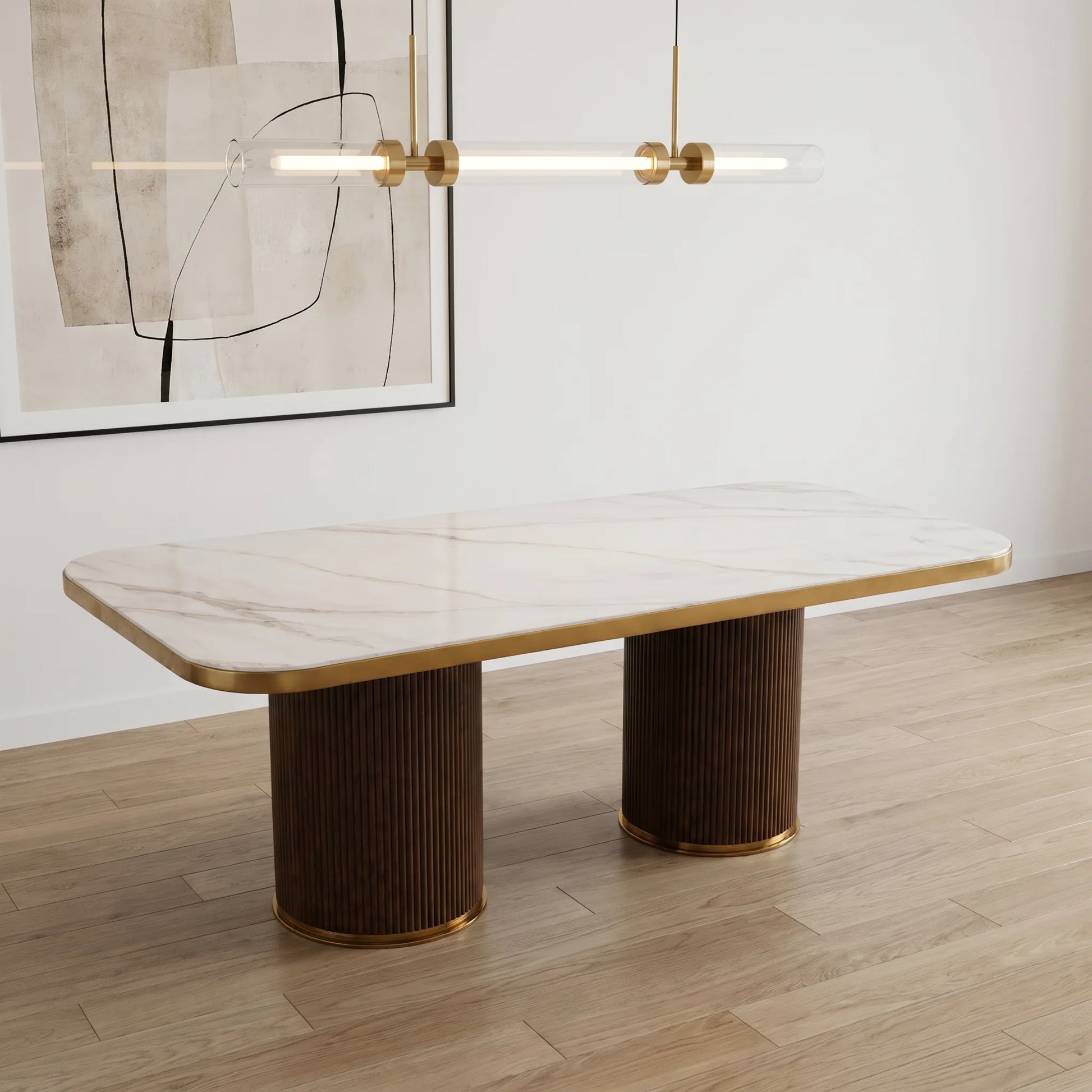 Furniture  -  Marissa Dining Table - Walnut  -  60486008
