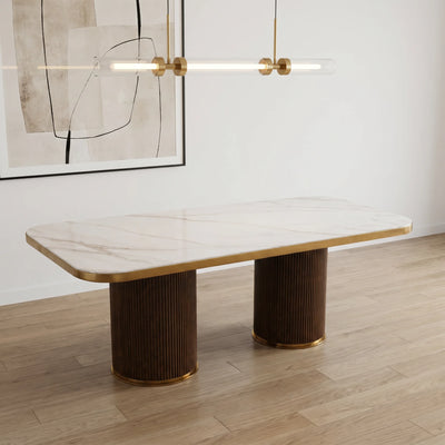 Marissa Dining Table - Walnut