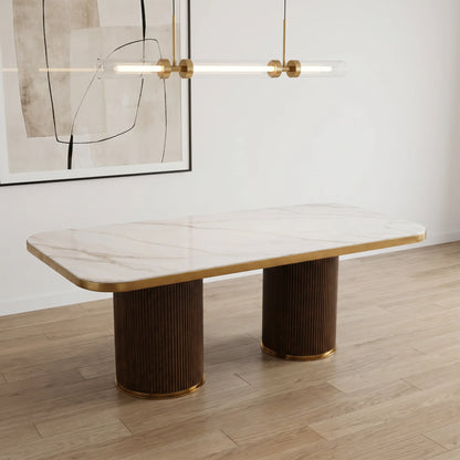 Furniture  -  Marissa Dining Table - Walnut  -  60486008