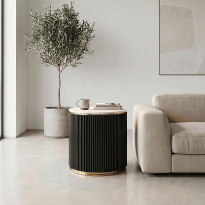 Furniture  -  Labella Lamp Table - Black  -  60486020