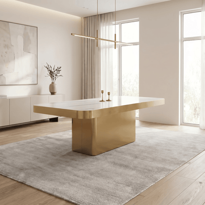 Furniture  -  Nicci Dining Table - Gold  -  60486024