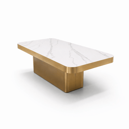 Furniture  -  Nicci Dining Table & 8 Darcy Chairs - Gold  -  60486026