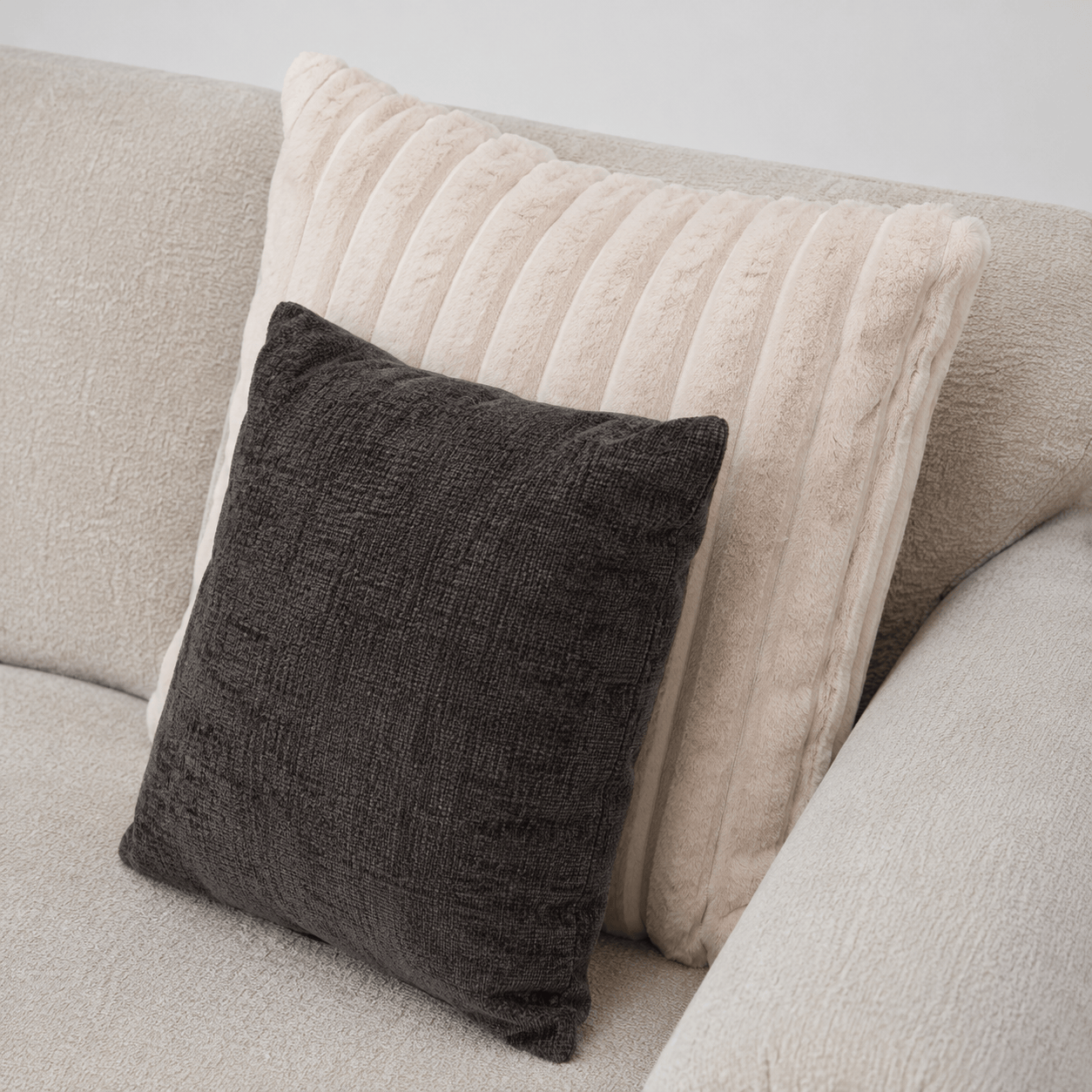 Furniture  -  Charlie Corner Sofa - Stone  -  60486164