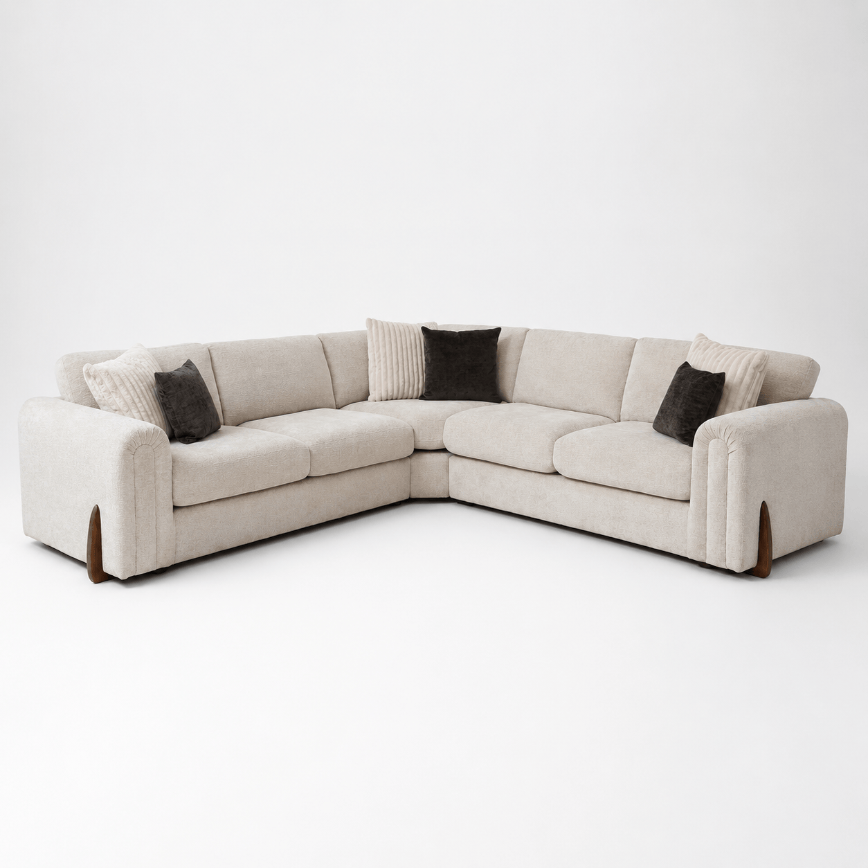 Furniture  -  Charlie Corner Sofa - Stone  -  60486164