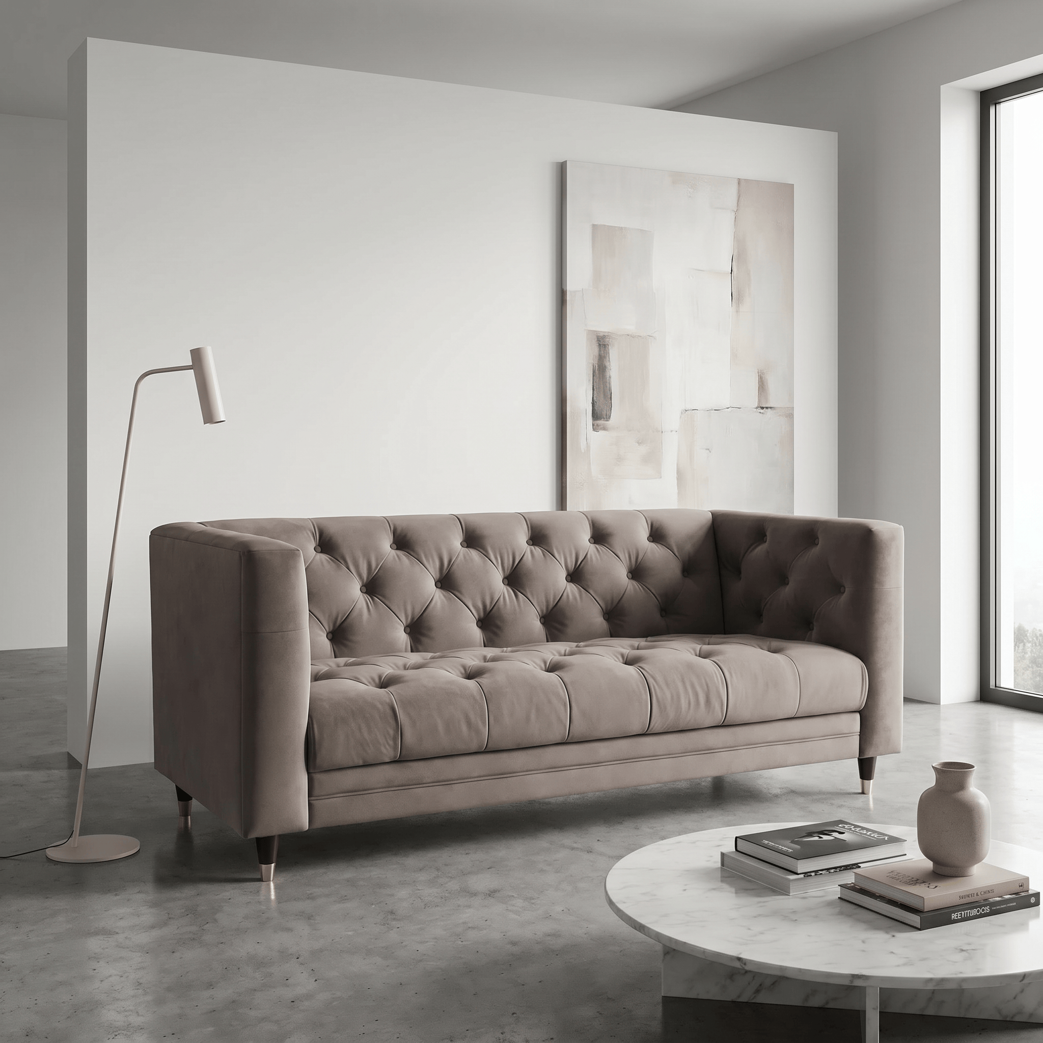 Furniture  -  Trieste 2 Seater Sofa - Taupe  -  60486312