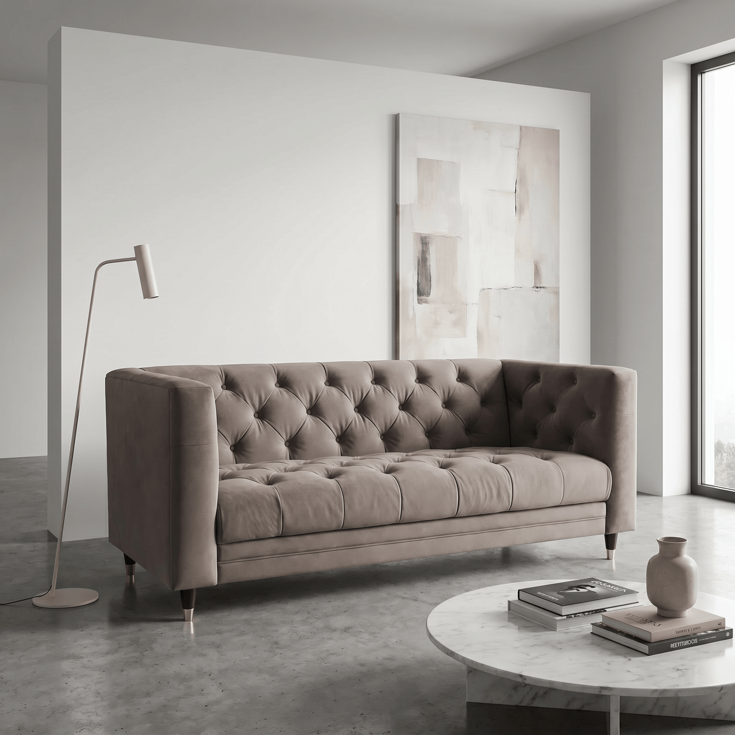 Furniture  -  Trieste 2 Seater Sofa - Taupe  -  60486312