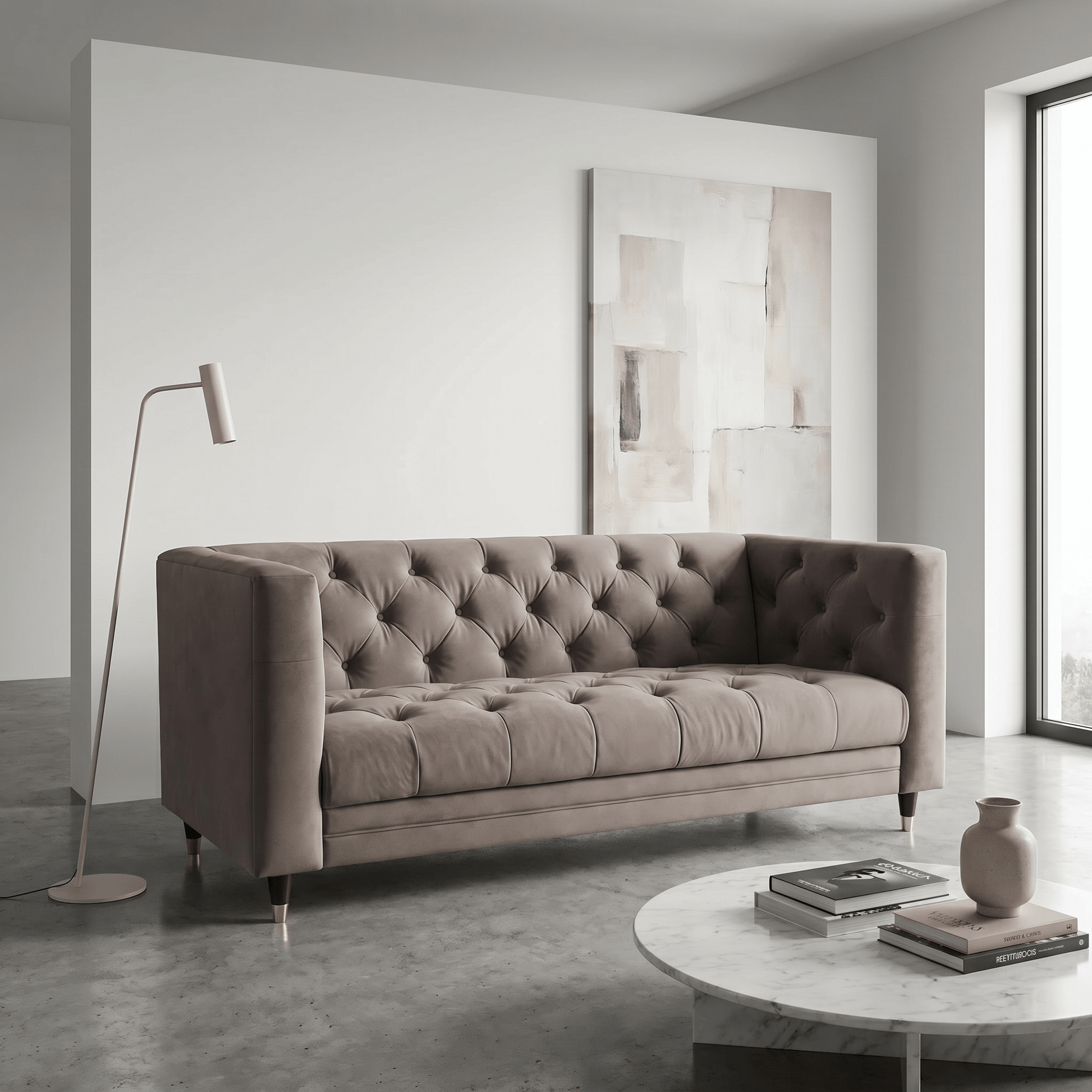 Furniture  -  Trieste 2 Seater Sofa - Taupe  -  60486312