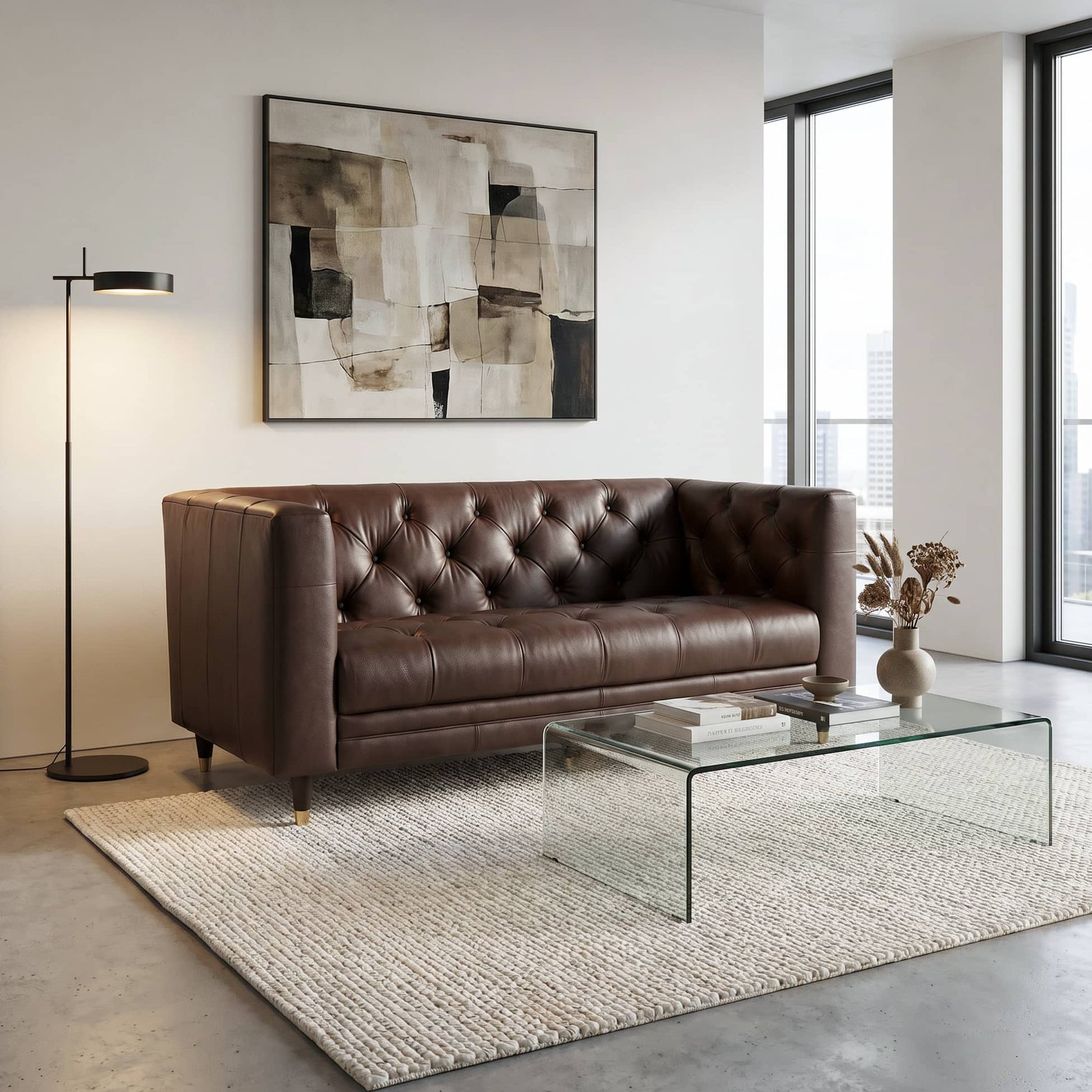 Furniture  -  Trieste 2 Seater Sofa - Cocoa  -  60486316