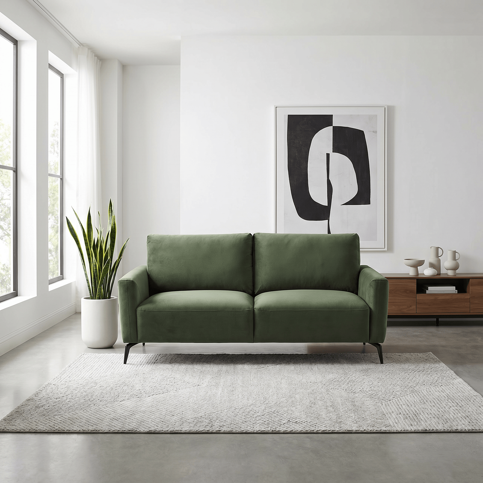 Furniture  -  Lecce 2.5 Seater Sofa - Emerald  -  60486319