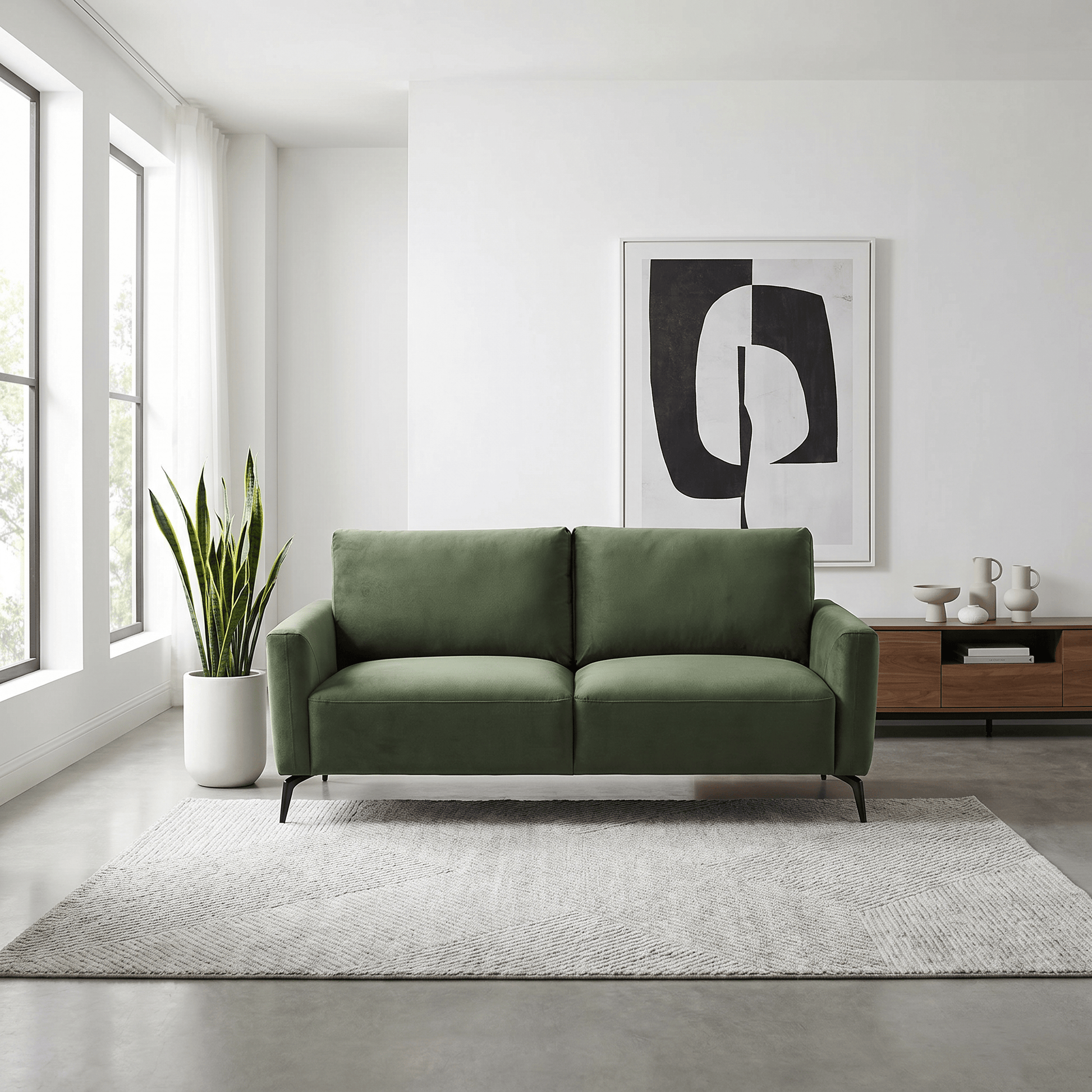 Furniture  -  Lecce 2.5 Seater Sofa - Emerald  -  60486319