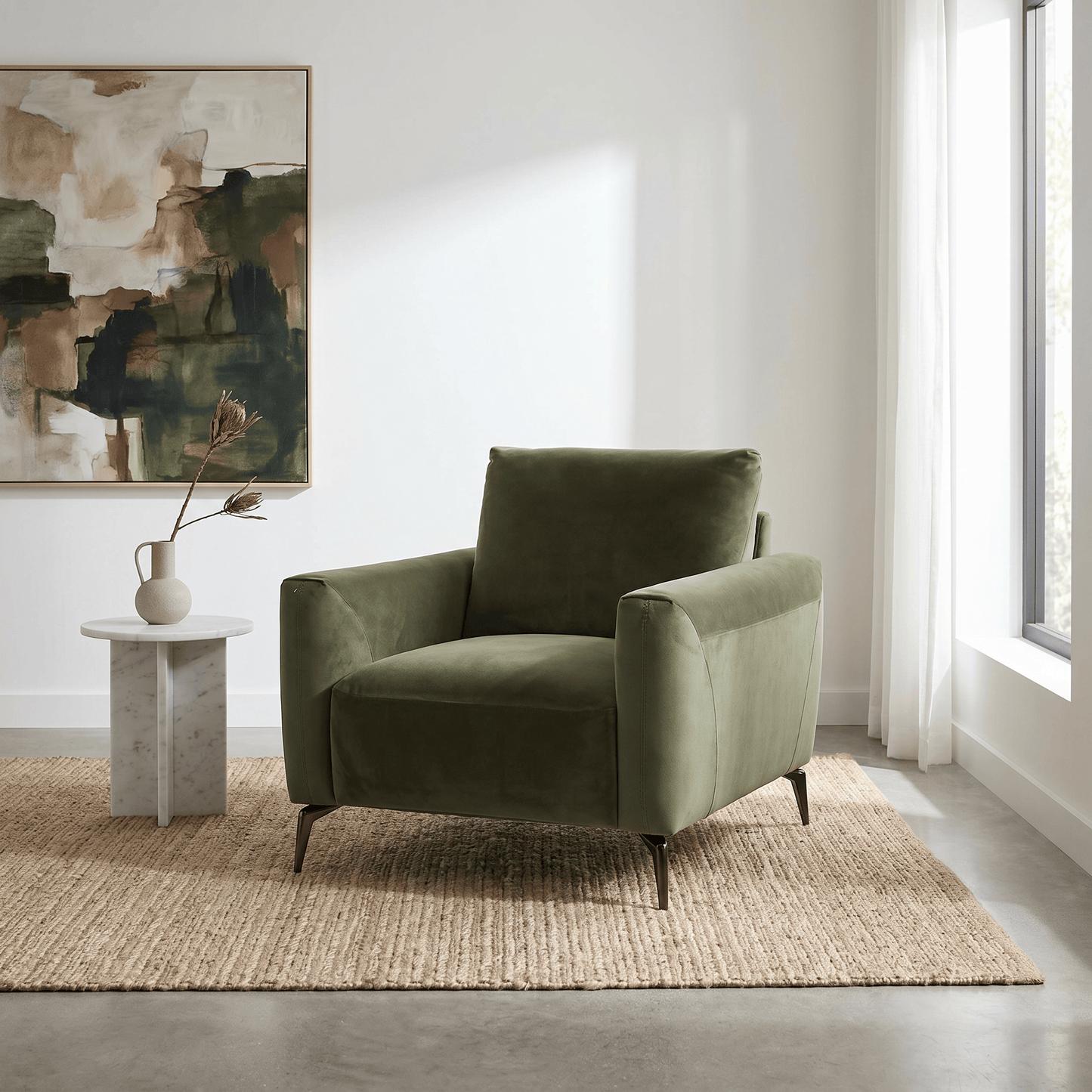 Furniture  -  Lecce Armchair - Emerald  -  60486321