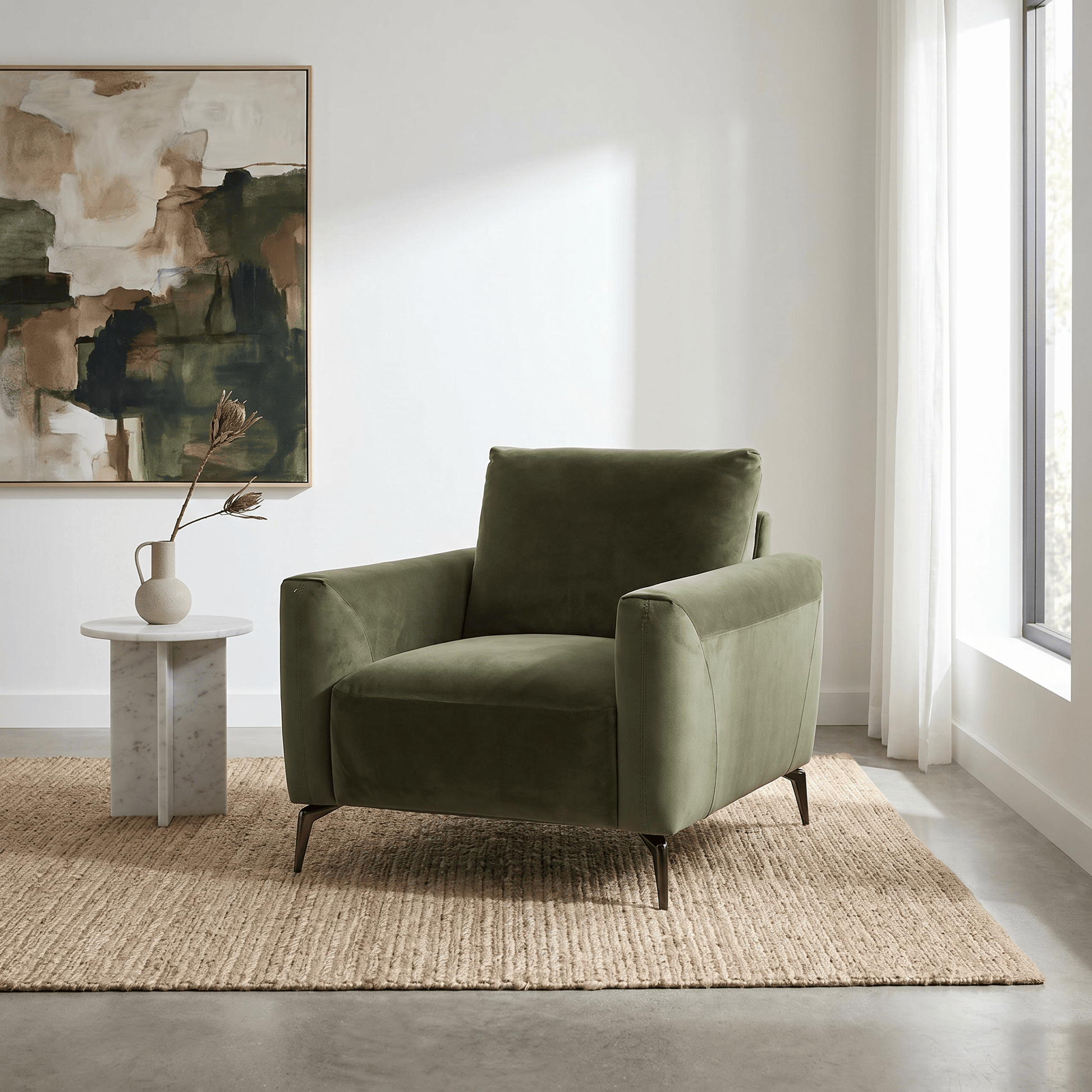 Furniture  -  Lecce Armchair - Emerald  -  60486321