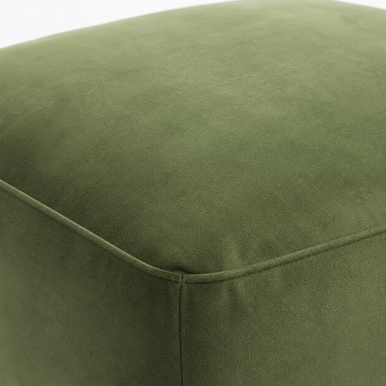 Furniture  -  Lecce Footstool - Emerald  -  60486322