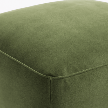 Furniture  -  Lecce Footstool - Emerald  -  60486322