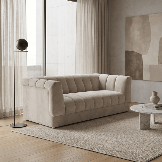 Furniture  -  Annecy 2 Seater Sofa - Shell  -  60486328