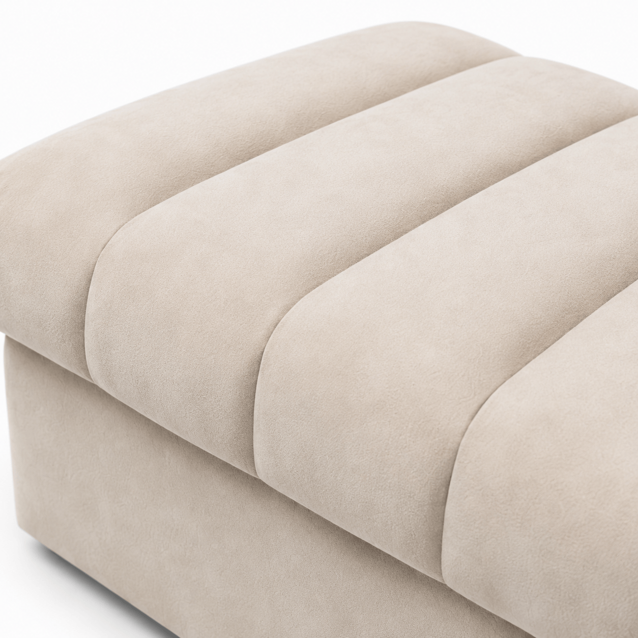 Furniture  -  Annecy Footstool - Shell  -  60486330