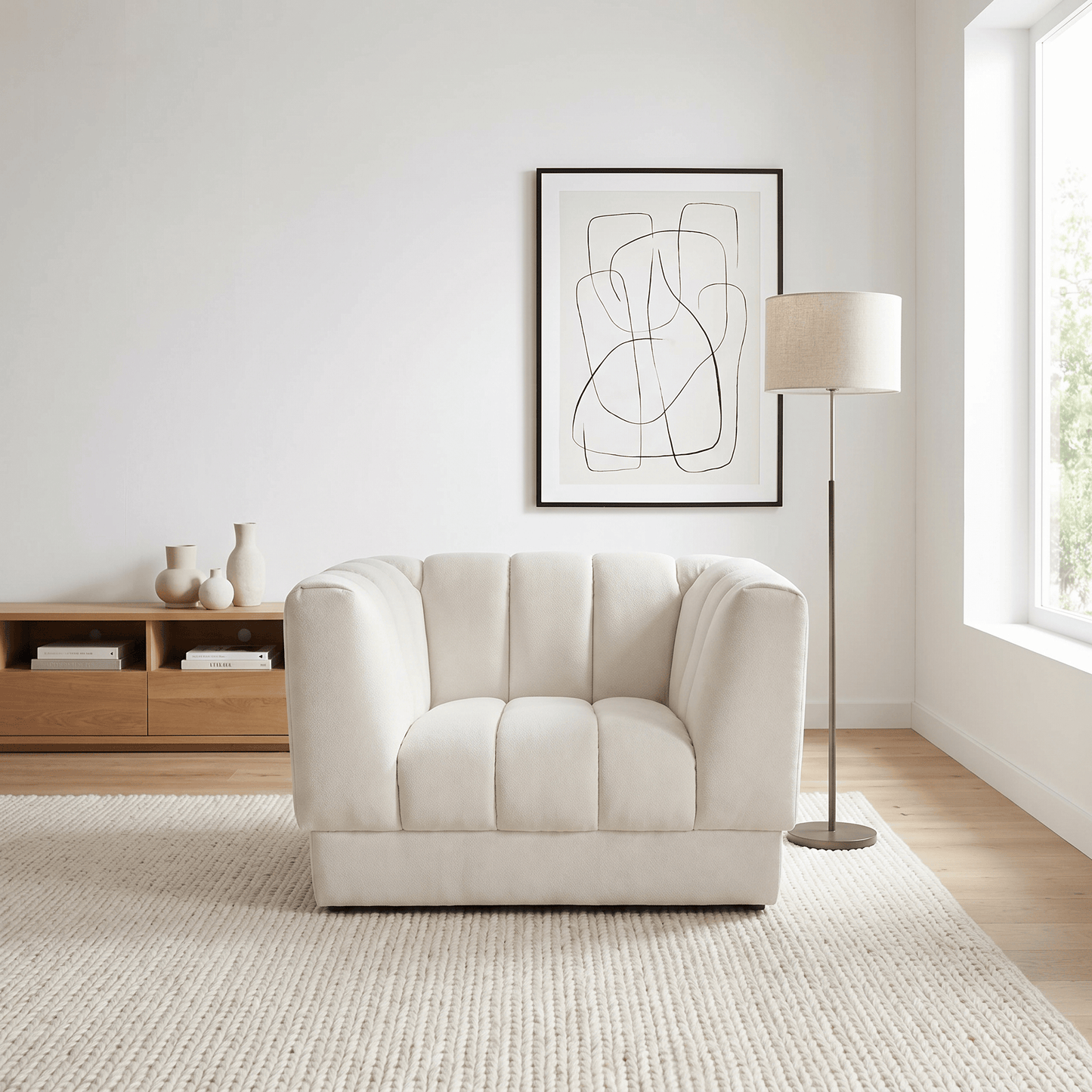 Furniture  -  Annecy Armchair - Pearl  -  60486333