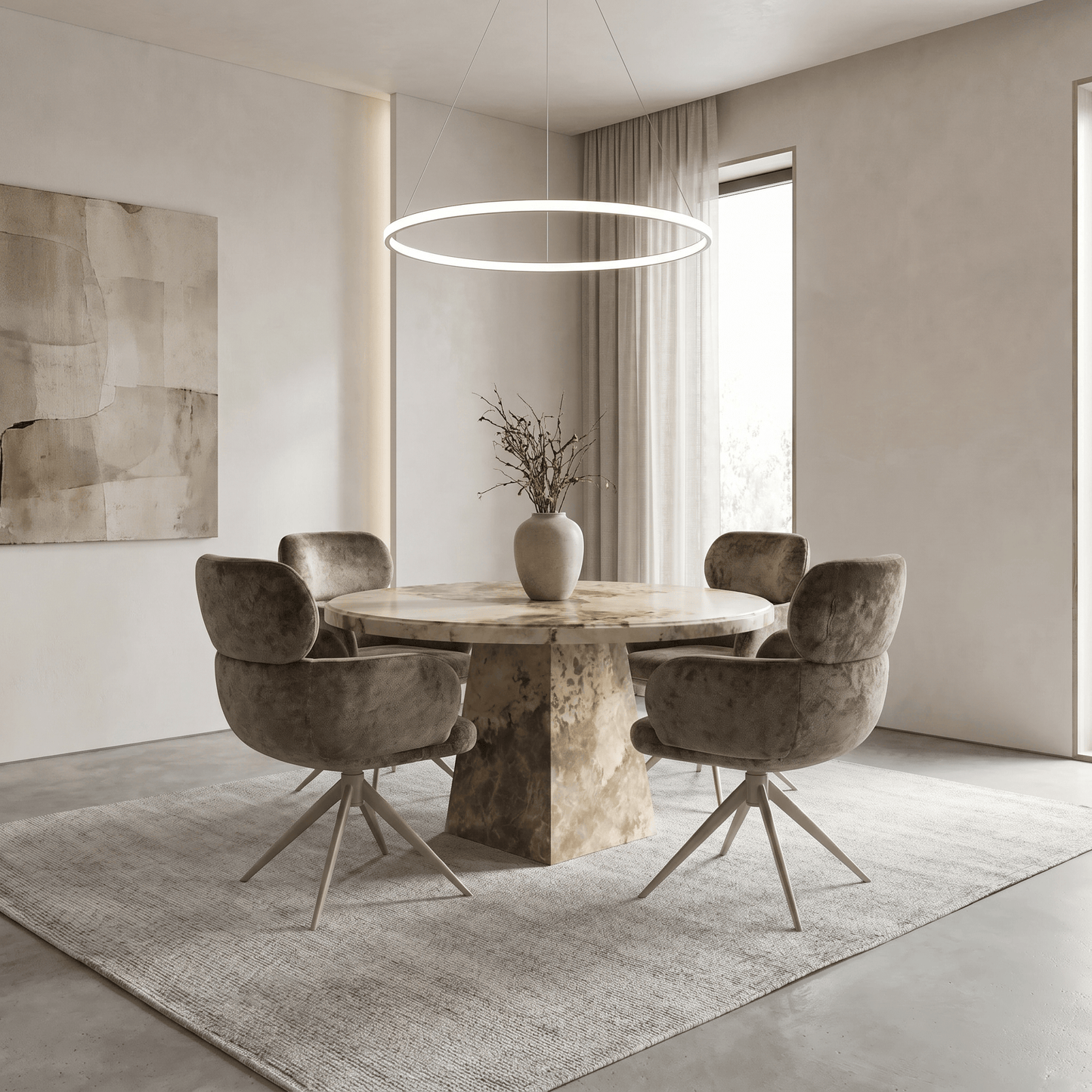 Furniture  -  Sparta Round Table & 4 Chairs  -  60486414