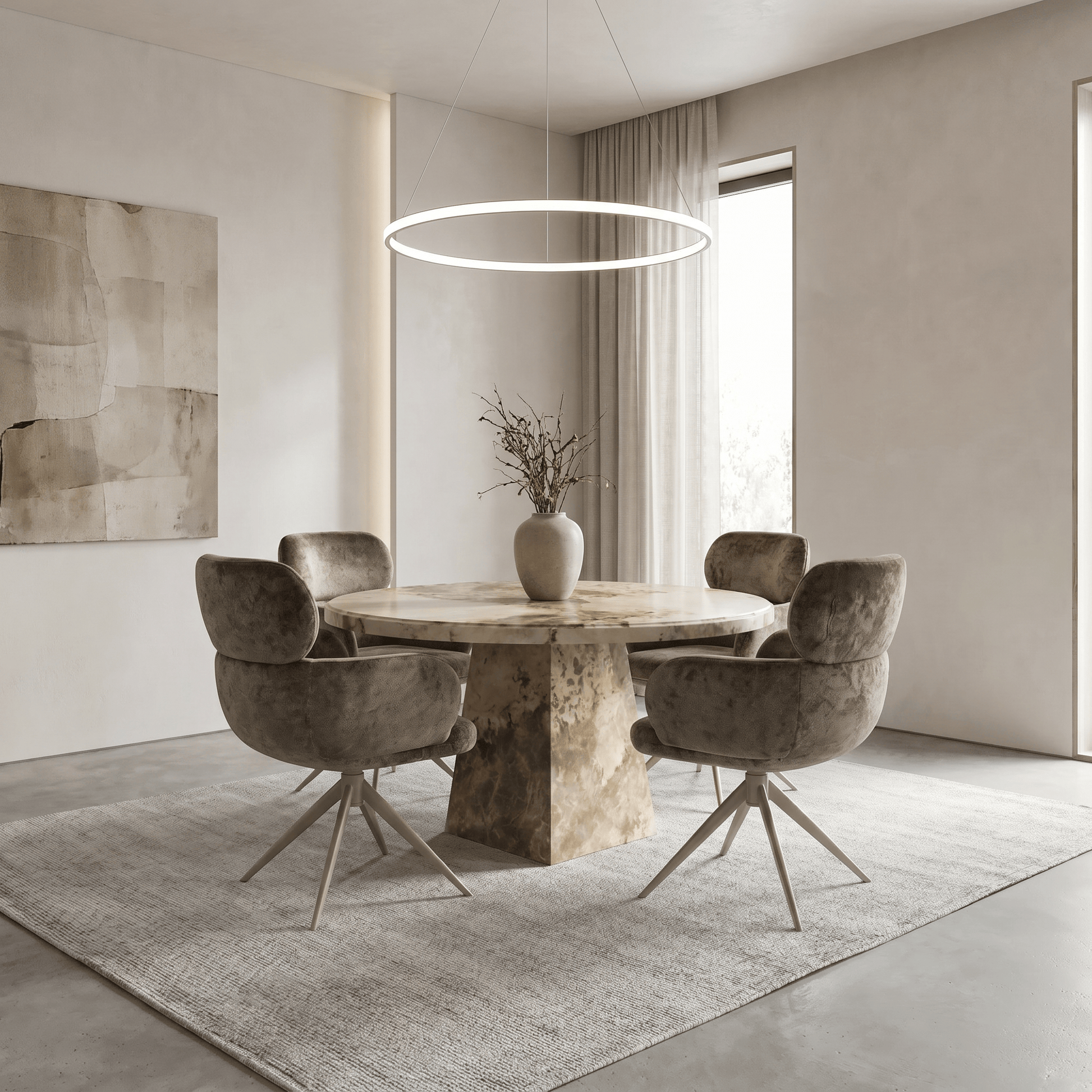 Furniture  -  Sparta Round Table & 4 Chairs  -  60486414